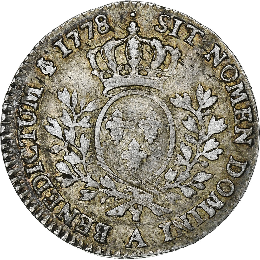 Frankreich, Louis XVI, 1/5 Écu aux branches d'olivier, 1778, Paris, 2nd