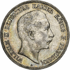Kingdom of Prussia, Wilhelm II, 5 Mark, 1908, Berlin, Silver, EF(40-45), KM:523
