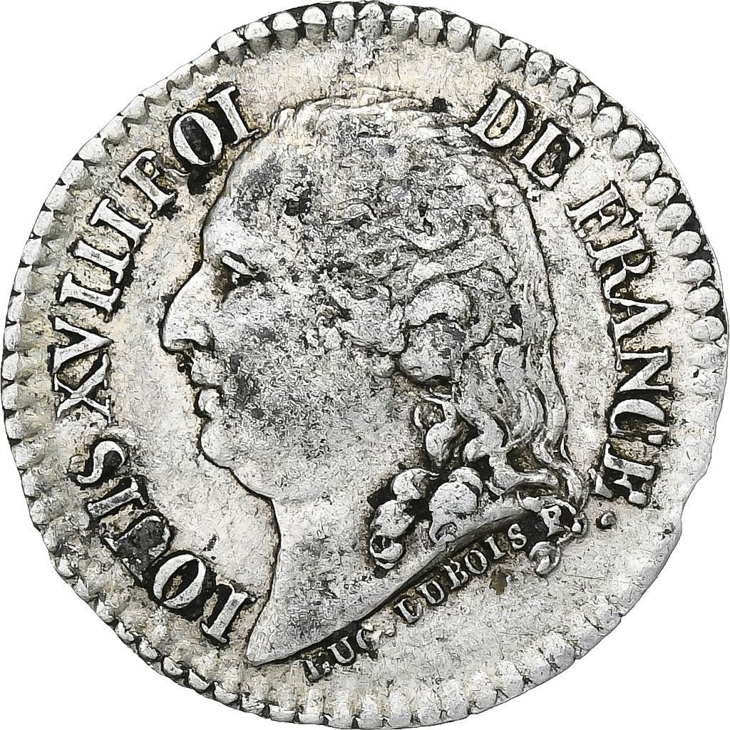 Francja, Quinaire, Louis XVIII et Henri IV, Srebro, EF(40-45)