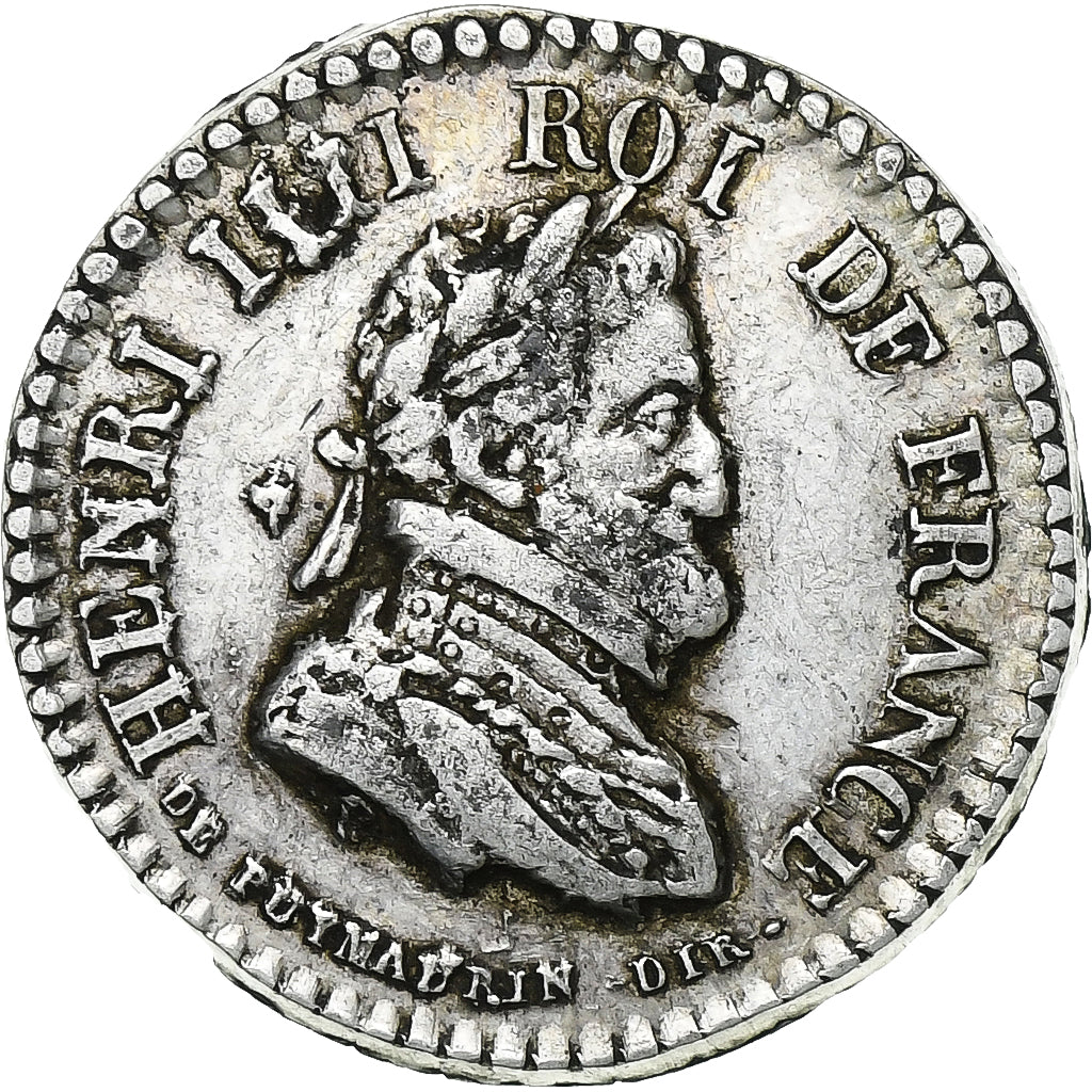 Francja, Quinaire, Louis XVIII et Henri IV, Srebro, EF(40-45)