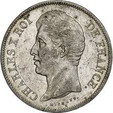 Frankreich, Charles X, 5 Francs, 1828, Paris, Silber, SS+, Gadoury:644