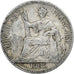 French Indochina, 10 Centimes, 1885, Paris, Silver, VF(30-35), KM:2