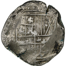 Spain, Felipe II or III, 8 Reales, COB, Silver, VF(20-25)