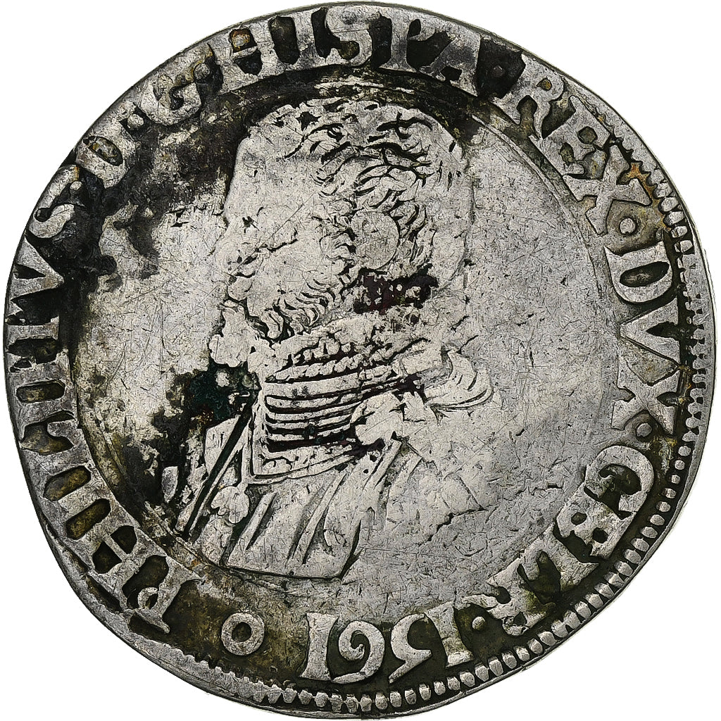 Spanish Netherlands, Duchy of Guelders, Philip II, Philipsdaalder, 1561