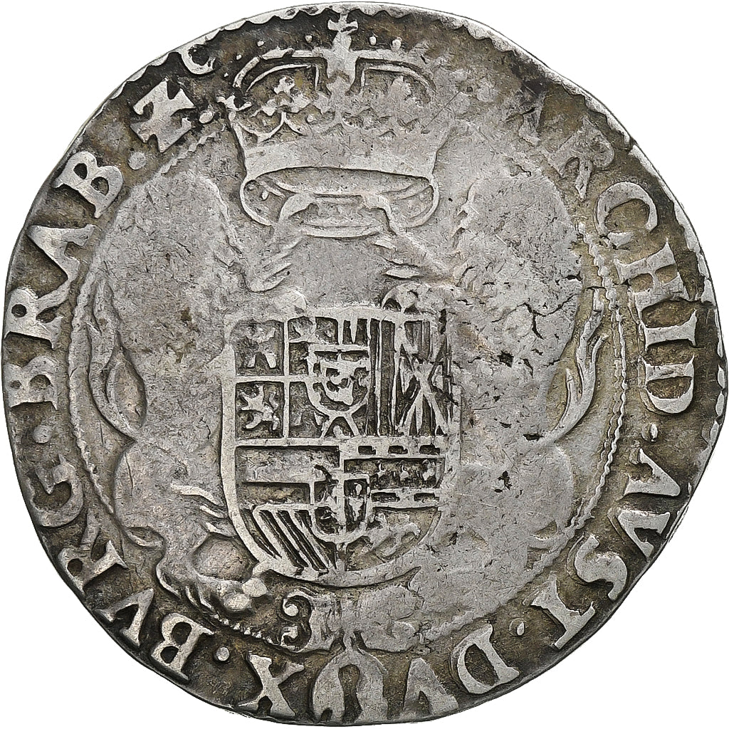 Spanische Niederlande, Duchy of Brabant, Philip IV, 1/2 Ducaton, 1644, Anvers
