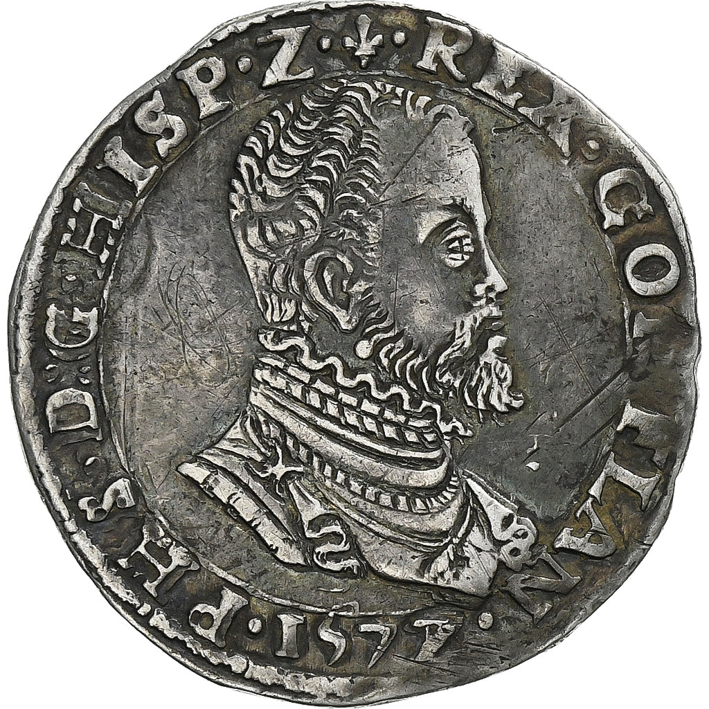 Spanish Netherlands, County of Flanders, Philip II, 1/5 Philipsdaalder, 1577