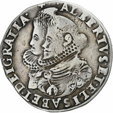 Spanish Netherlands, Duchy of Brabant, Albert & Isabella, 3 Reaal, 1608, Anvers