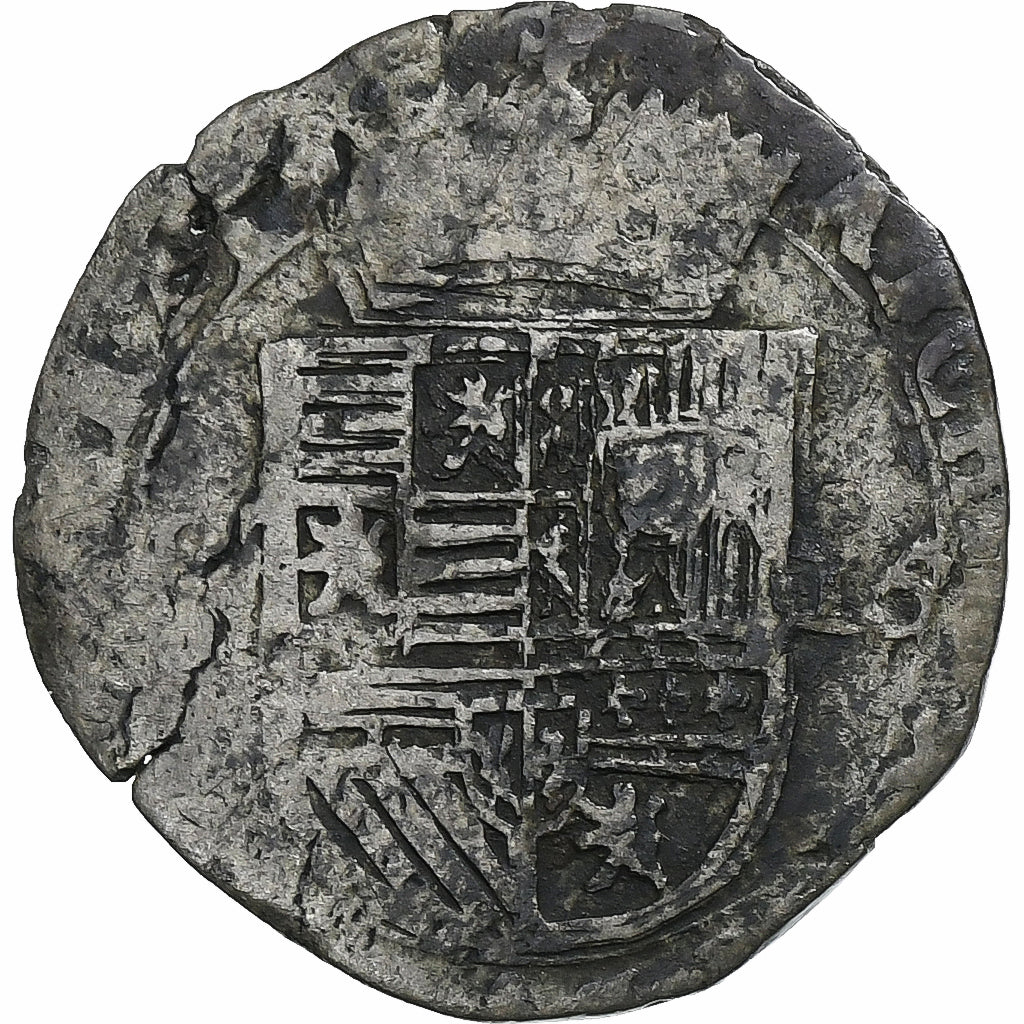 Spanish Netherlands, Albert & Isabella, Stuiver, 1616, Billon, VF(20-25)