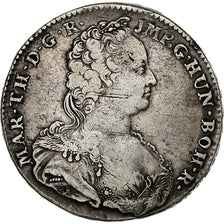 Austrian Netherlands, Maria Theresa, Ducaton, 1754, Bruges, Silver, EF(40-45)