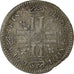 França, Louis XIV, Quinzain aux 8 L, 1693, Lingote, VF(30-35), Gadoury:91