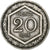 Italia, Vittorio Emanuele III, 20 Centesimi, 1918, Rome, Cobre - níquel, MBC