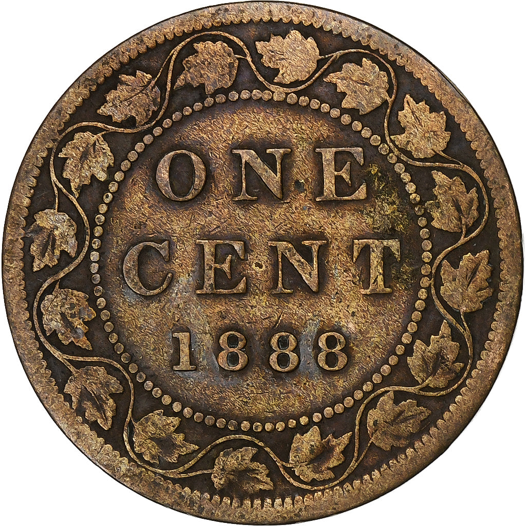 Canada, Victoria, Cent, 1888, London, Bronze, VF(20-25), KM:7
