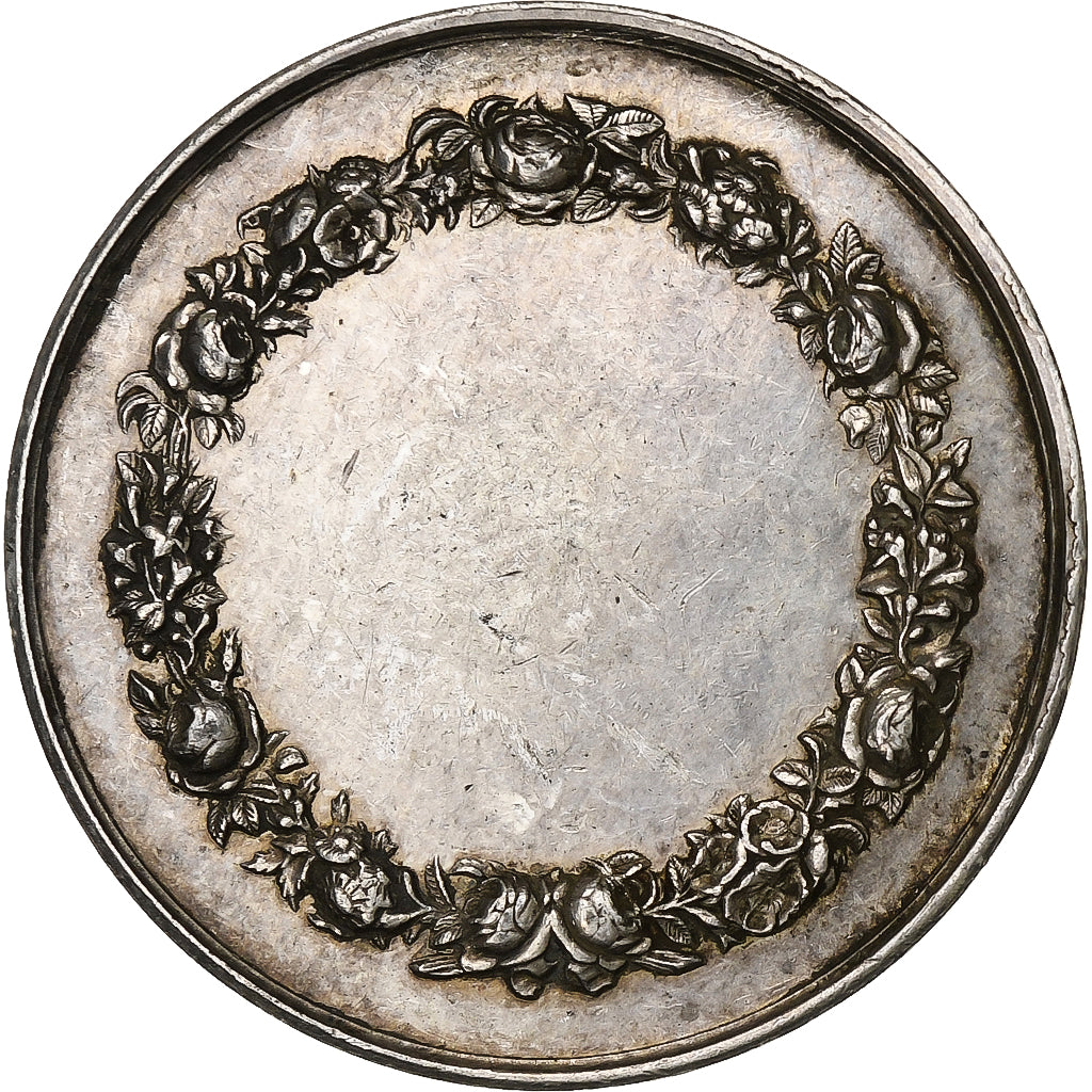 France, Médaille de mariage, Mariage Chrétien, Argent, TTB+