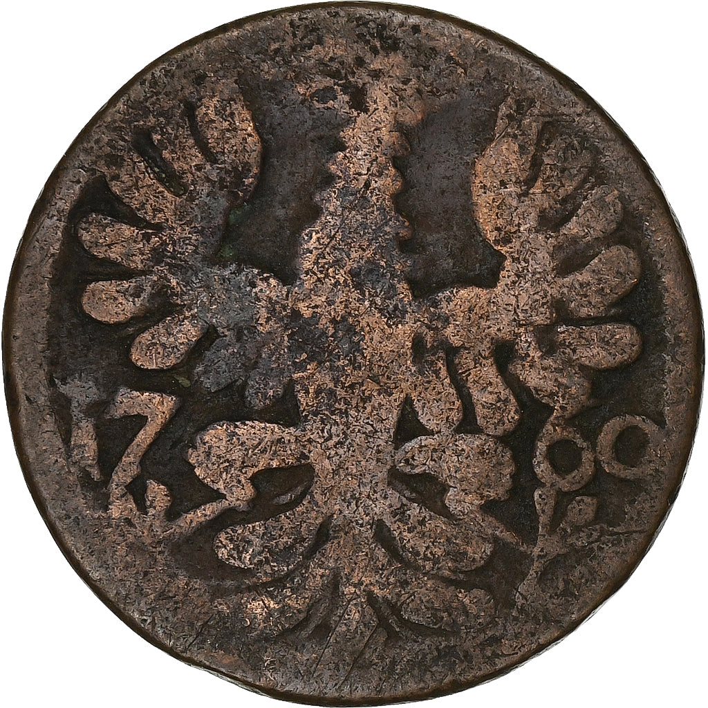 Germany, 12 Heller, 1760, Aachen, Copper, EF(40-45), KM:51