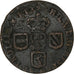 Spanish Netherlands, County of Namur, Philip V, Liard, 1710, Namur, Copper