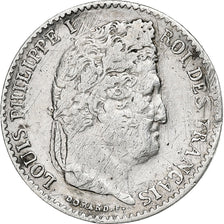 France, Louis-Philippe I, 1/4 Franc, 1832, Paris, Silver, VF(30-35)