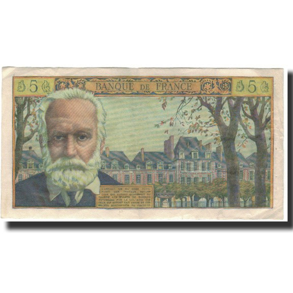 Frankreich, 5 Nouveaux Francs, Victor Hugo, 1959, 1959-10-15, SS, Fayette:56.3