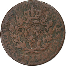 KOLONIE FRANCUSKIE, Louis XV, 12 Deniers, 1767, Paris, Miedź, F(12-15), KM:6