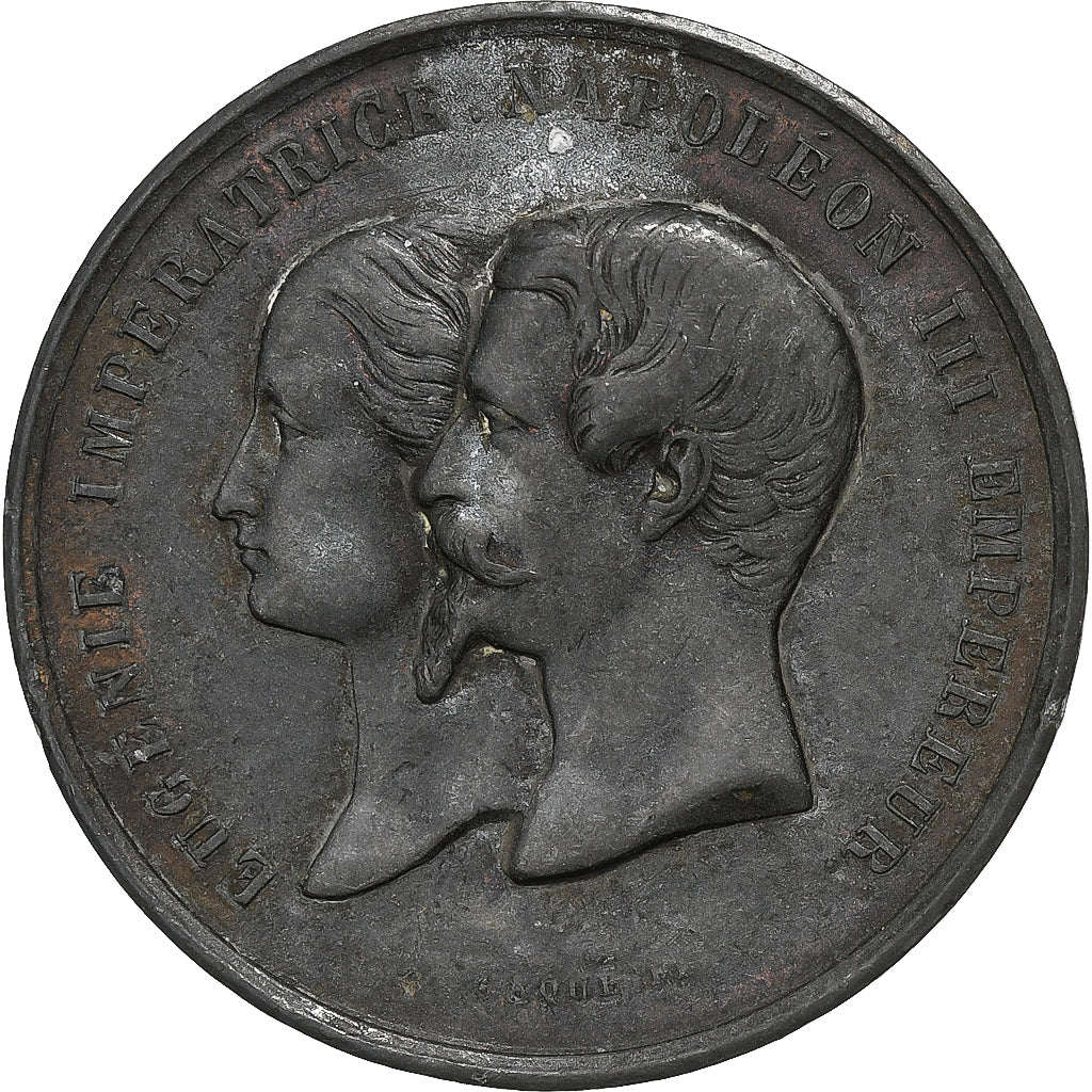 Francia, medaglia, Napoléon III, Palais de l'Industrie, Pavillon du Nord