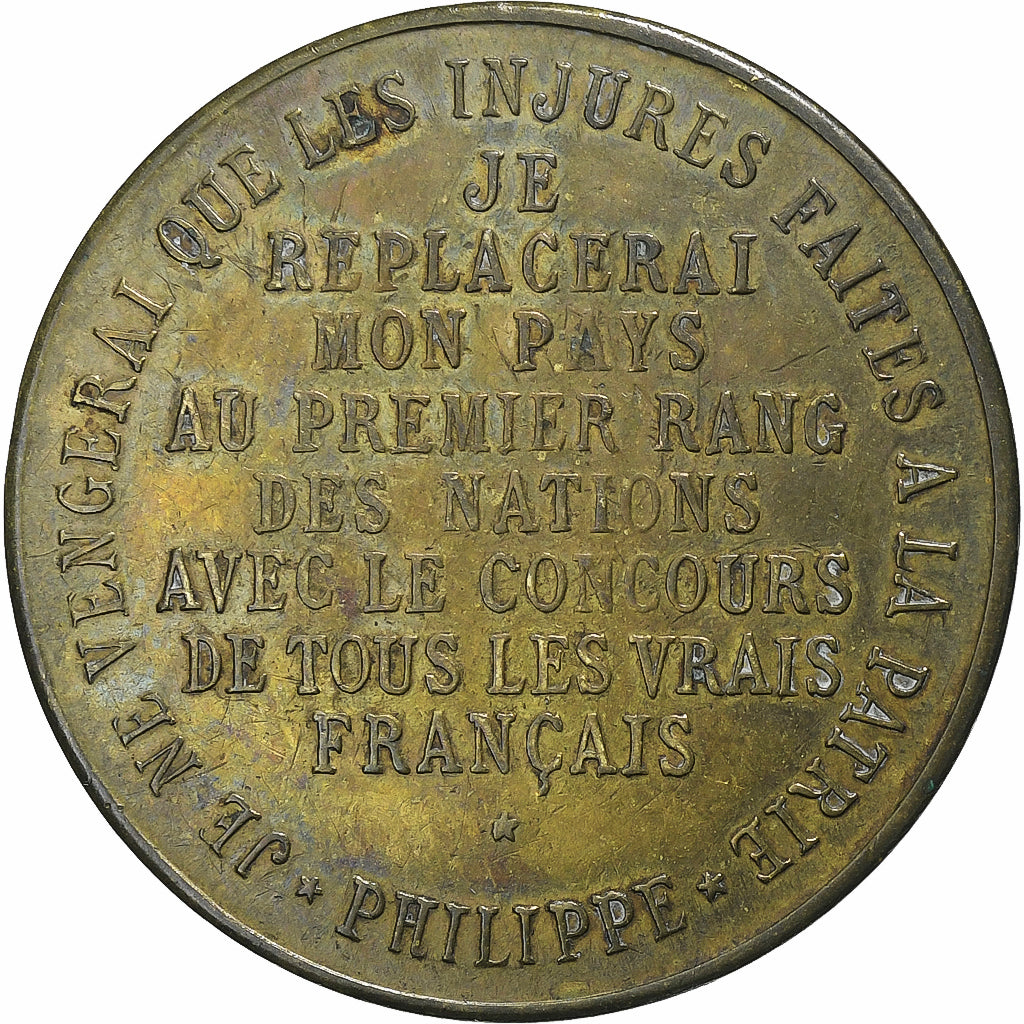 France, Token, Philippe duc d’Orléans, 1900, Brass, VF(30-35)
