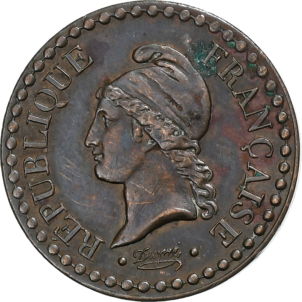 Francia, Centime, Dupré, 1848, Paris, Bronce, EBC, Gadoury:84, KM:754