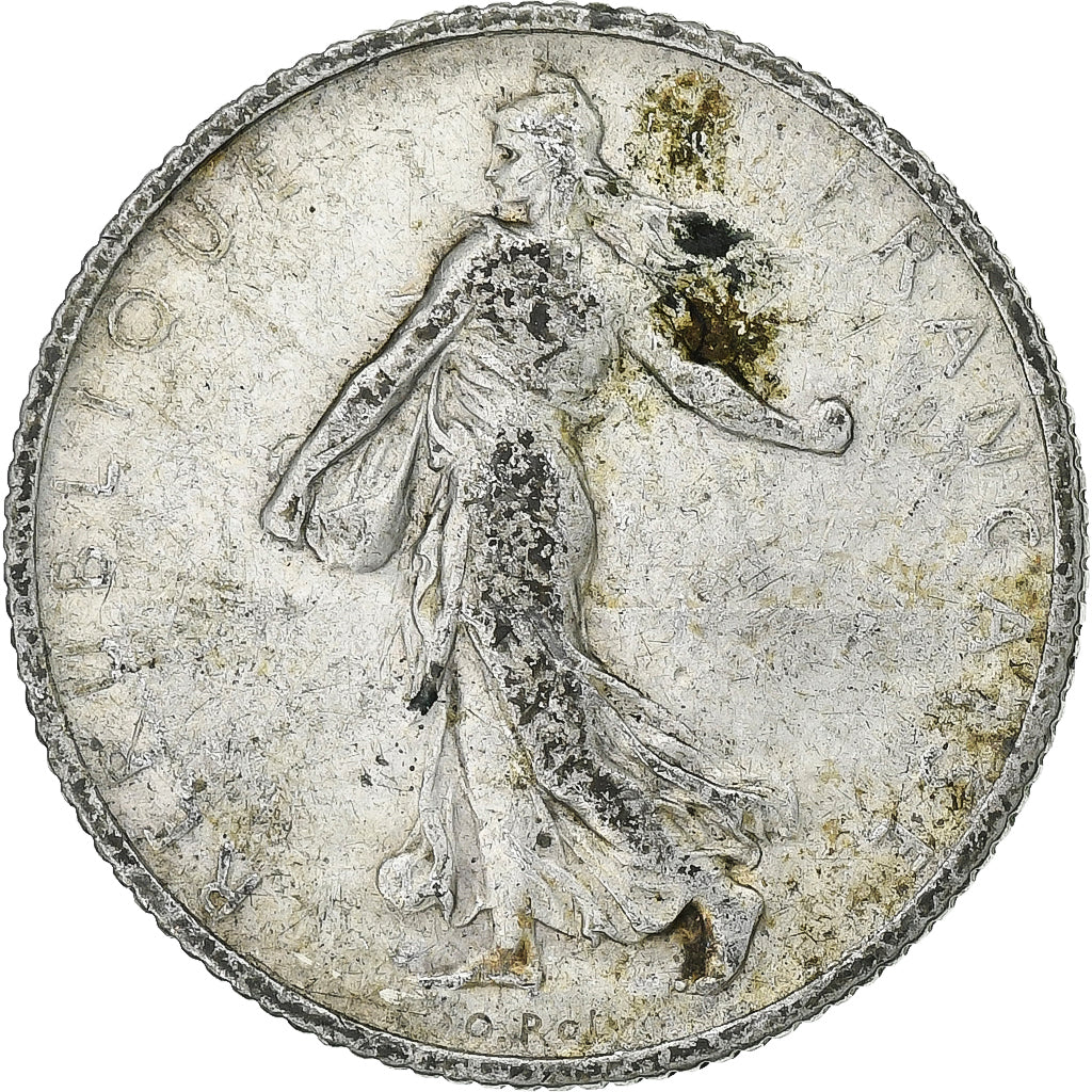 France, Franc, Semeuse, 1909, Paris, Argent, TTB, Gadoury:467, KM:844.1