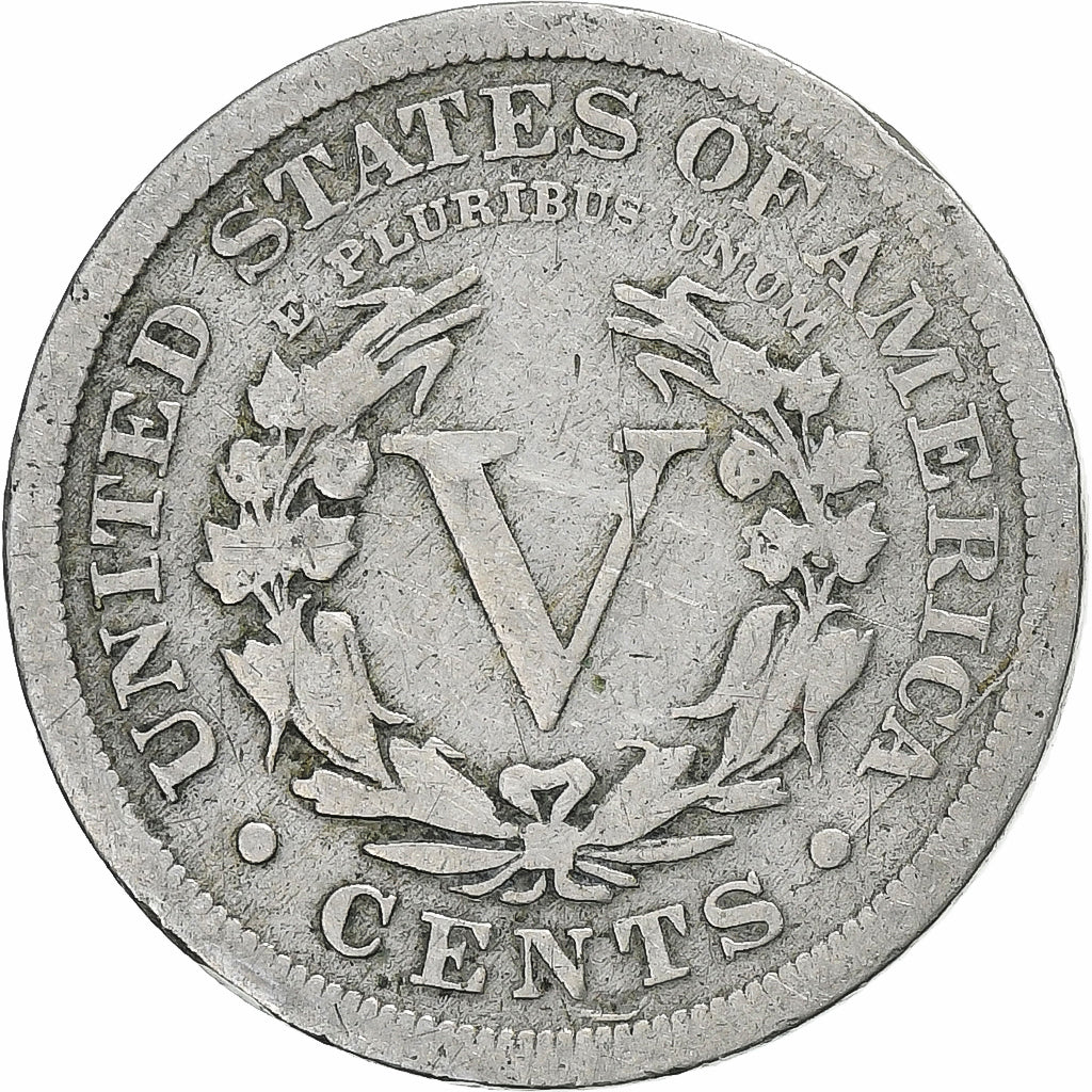 USA, 5 Cents, Liberty, 1903, Philadelphia, Nikiel, VF(20-25), KM:112