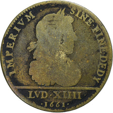 France, Jeton, Louis XIV, Conseil du Roi, 1661, Laiton, TB