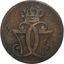 Denmark, Christian VII, Skilling, 1771, Copenhagen, Copper, VF(30-35), KM:616.1