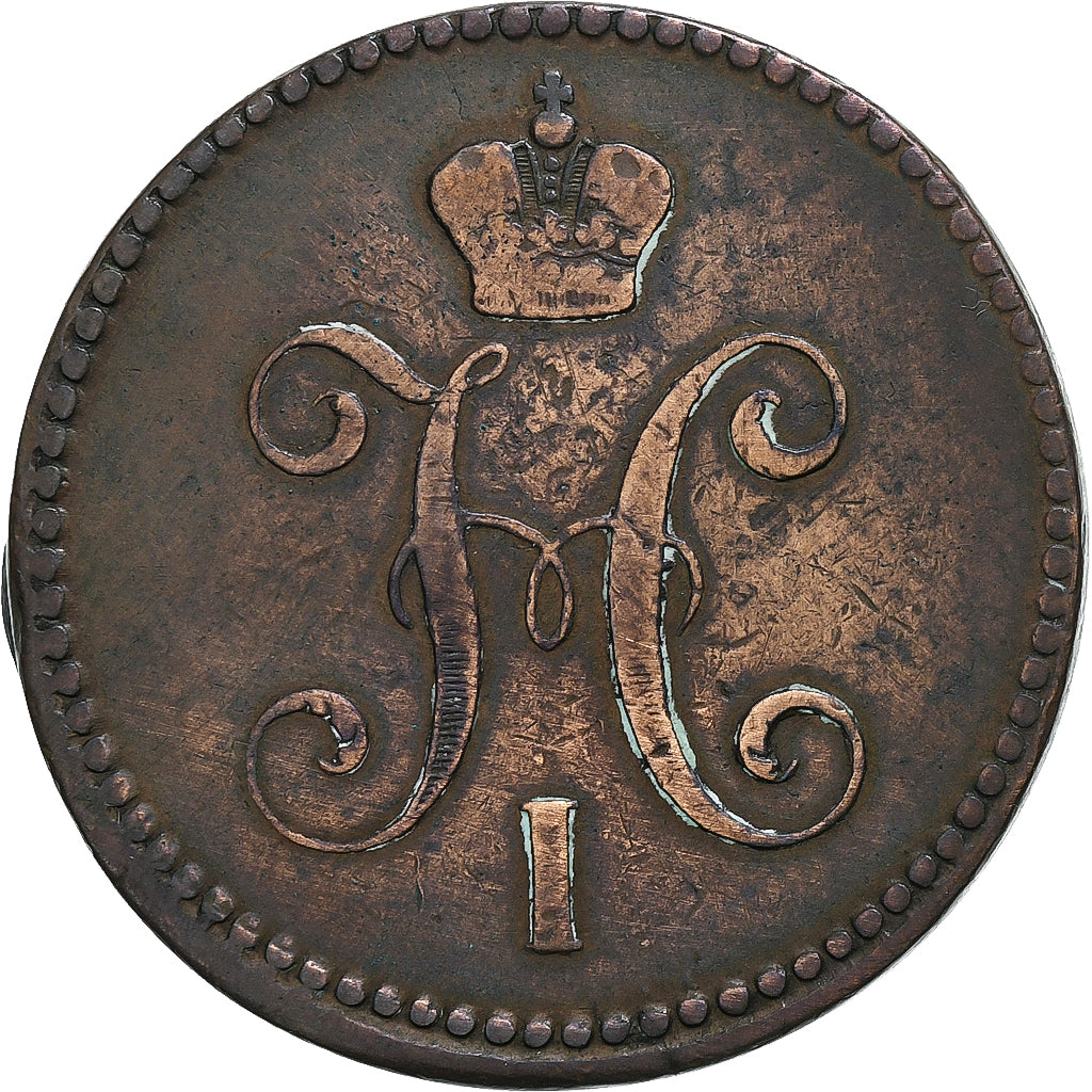 Russia, Nicholas I, 3 Kopeks, 1842, Ekaterinbourg, Copper, VF(30-35), KM:146.1