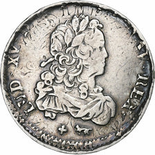 França, Louis XV, 1/3 écu de France, 1720, Paris, reformed, Prata, VF(30-35)