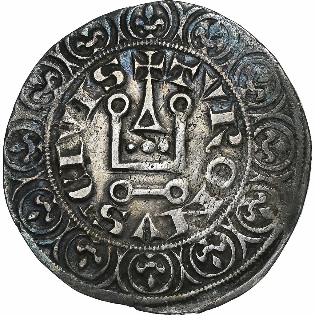 Francia, Philippe IV le Bel, Gros Tournois, 1285-1314, Argento, SPL-