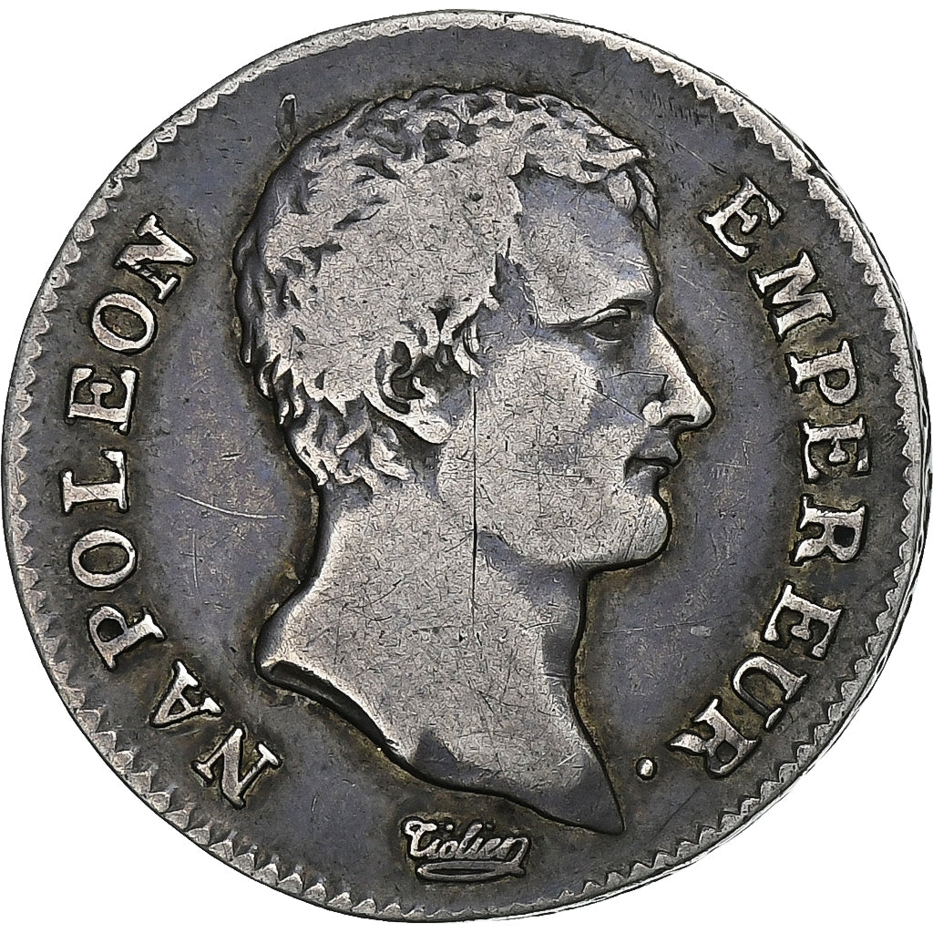 France, Napoleon I, Franc, 1806, Paris, Silver, VF(30-35), Gadoury:444, KM:672.1