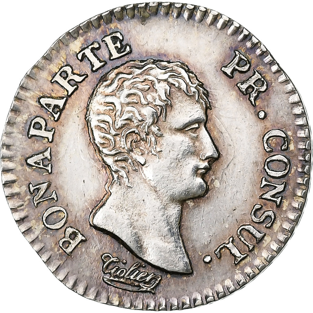 França, Bonaparte Premier Consul, Quart, An 12, Paris, Prata, AU(55-58)