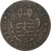 Luxembourg, Maria Theresa, Liard, 1759, Brussels, Copper, EF(40-45), KM:3