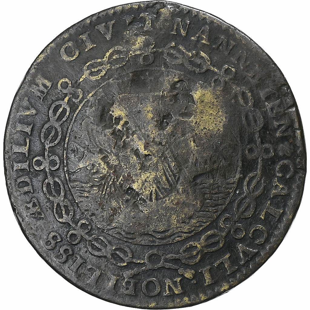 France, Jeton, Echevins et maires de Nantes, 1605, Laiton, B+
