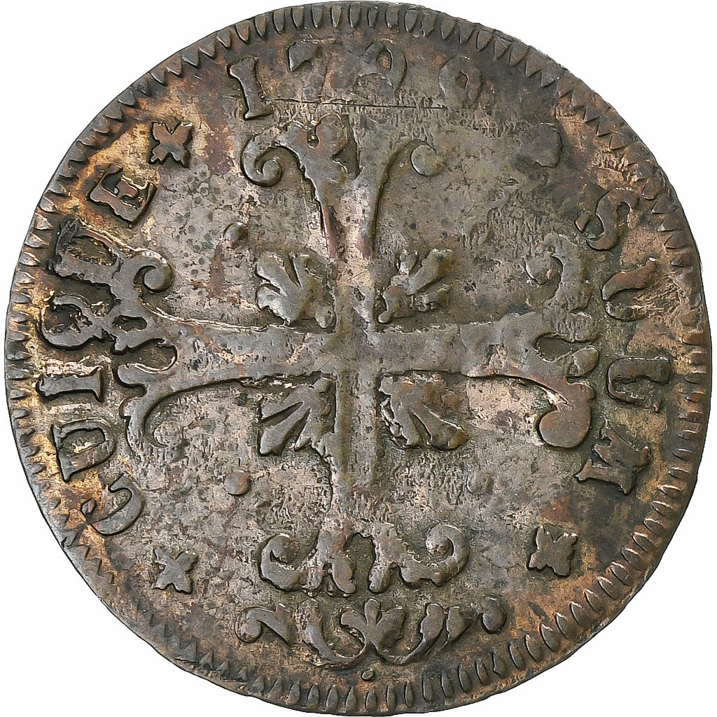 Principality of Neuchâtel, Frédéric-Guillaume II, 1/2 Batzen, 1792