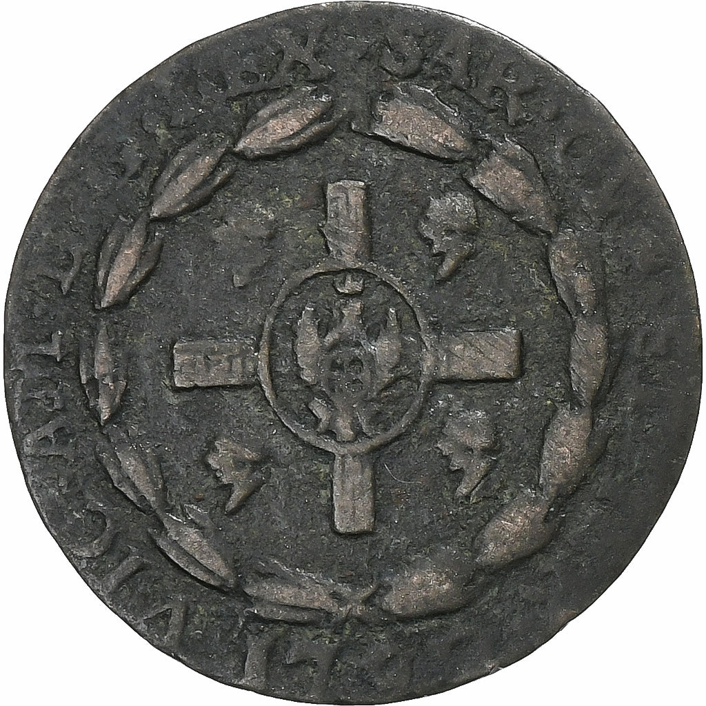 Kingdom of Sardinia, Vittorio Amedeo III, Soldo, 1792, Billon, VF(30-35), KM:65