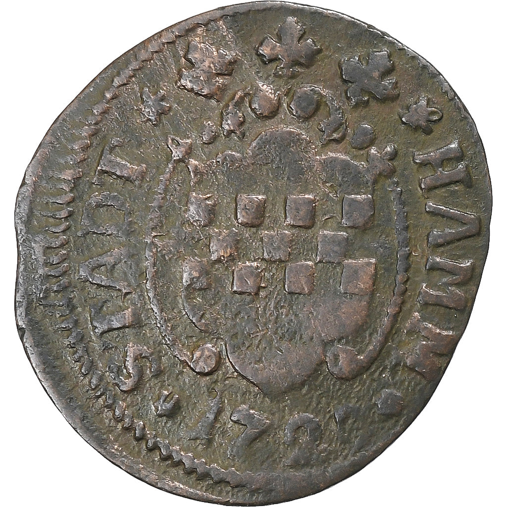 Niemcy, 3 Pfennig, 1729, Hamm, Miedź, VF(30-35), KM:75