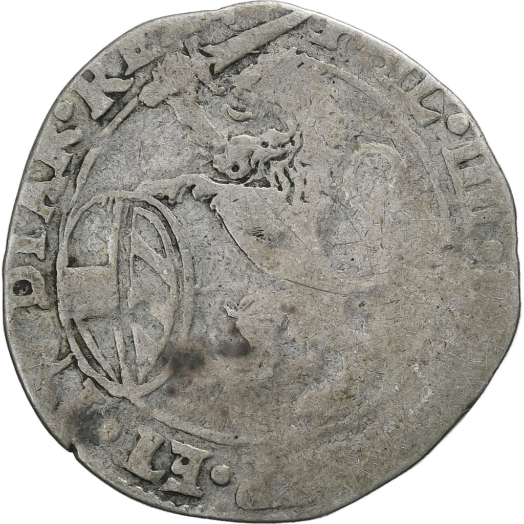 Spanish Netherlands, Philip IV, Escalin, 1622, Silver, VF(20-25), KM:52