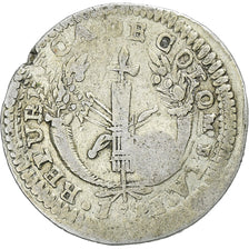 Colombie, Real, 1831, Popayan, Contremarque, Argent, TB+