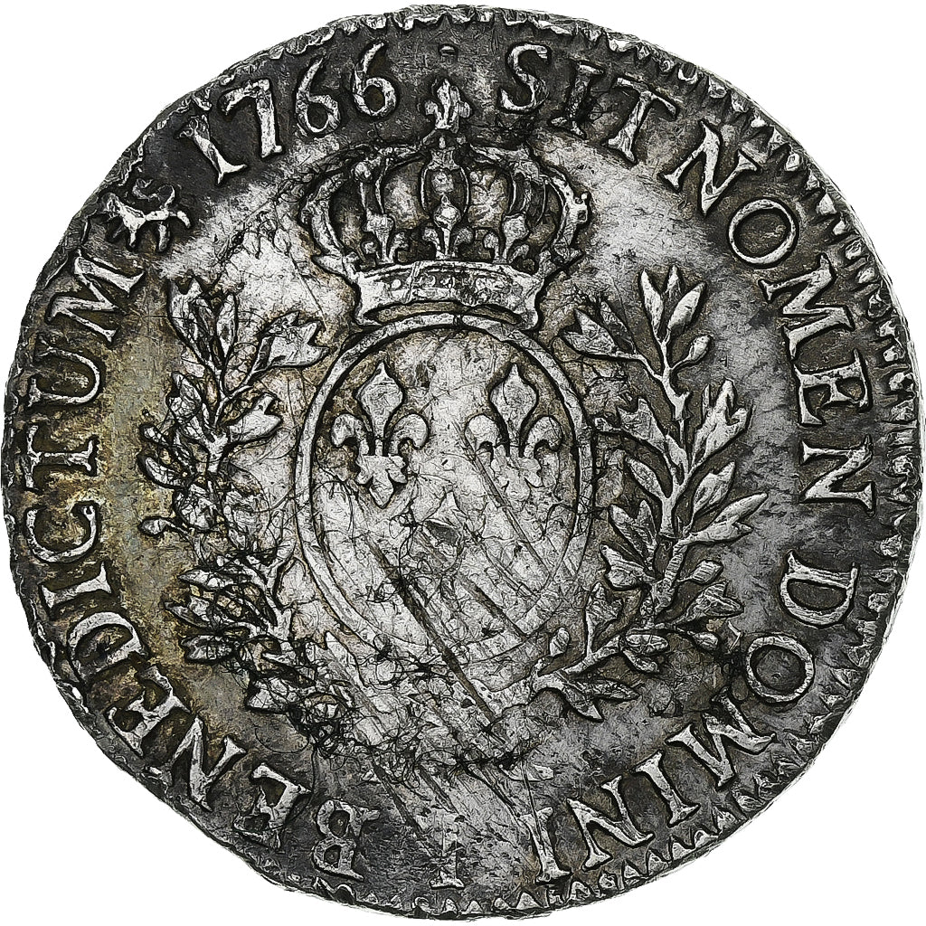 Frankreich, Louis XV, Écu au bandeau, 1766, Nantes, Silber, S+, Gadoury:322