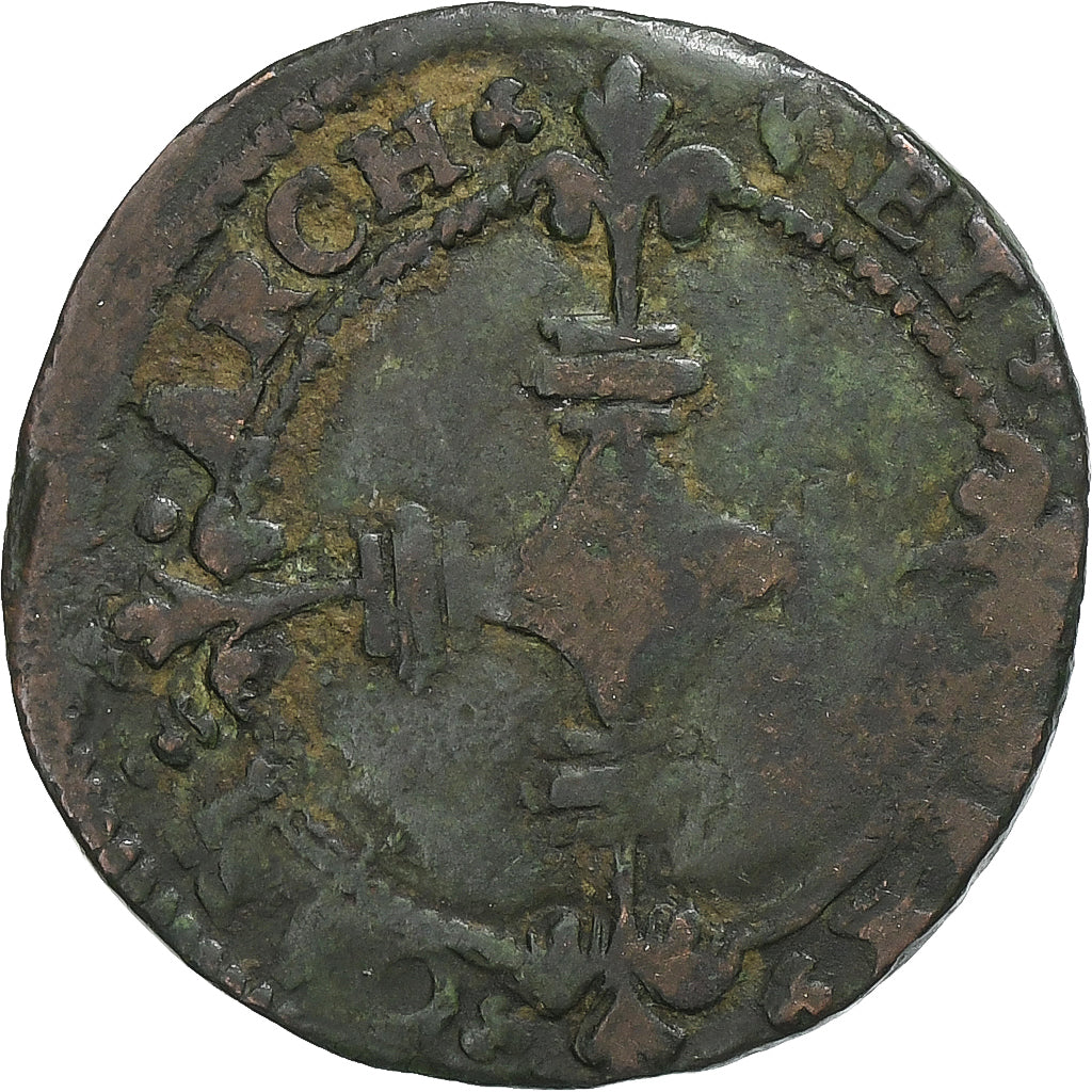 Archbishopric of Cambrai, Louis de Berlaimont, Double Denier, 1570-1596