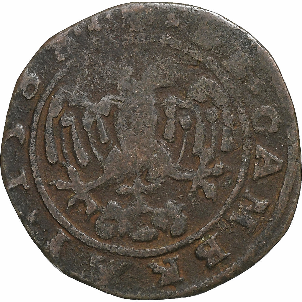County of Cambrai, Jean de Monluc, 6 Deniers, 1588, Cambrai, Koper, FR+