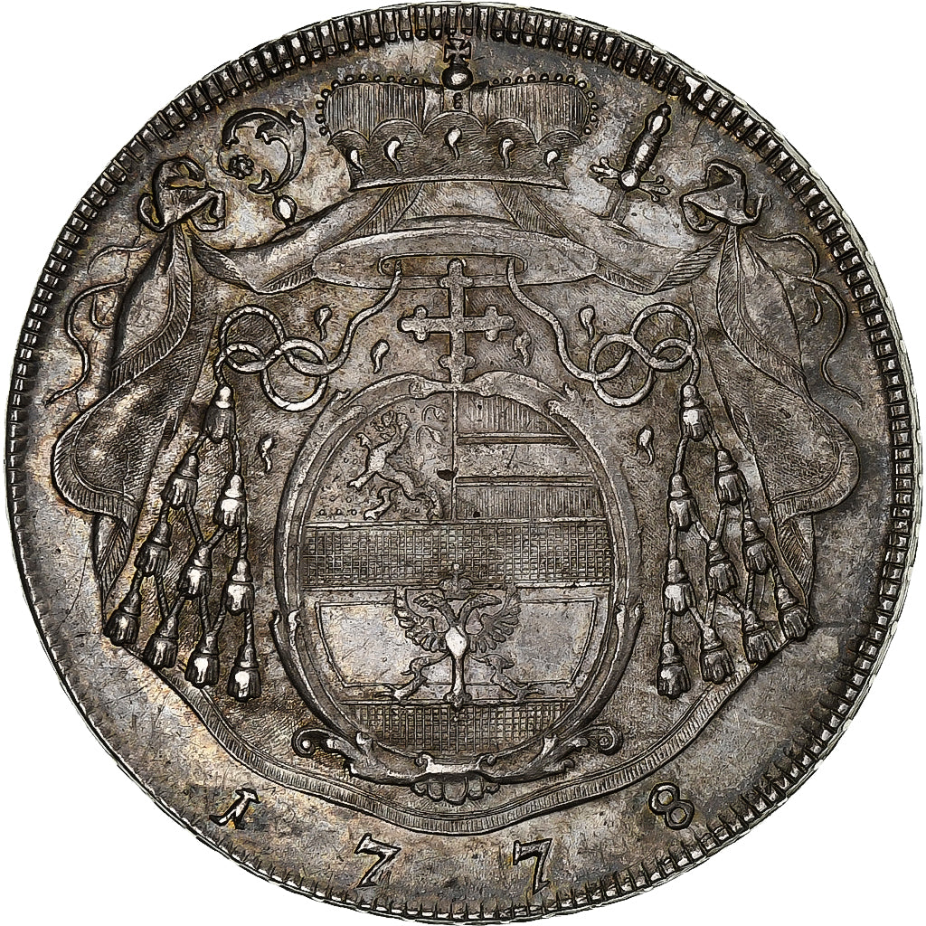 Bishopric of Salzburg, Hieronymus von Colloredo, Thaler, 1778, Salzburg, Silver