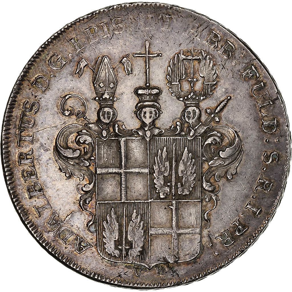 Germany, Adalbert von Harstall, Thaler, 1795, Fulda, Silver, AU(55-58)