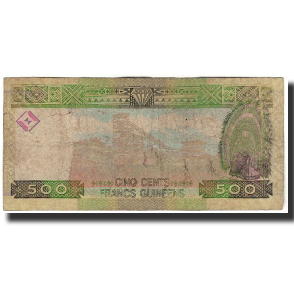 Geldschein, Guinea, 500 Francs, 2012, KM:39b, SGE