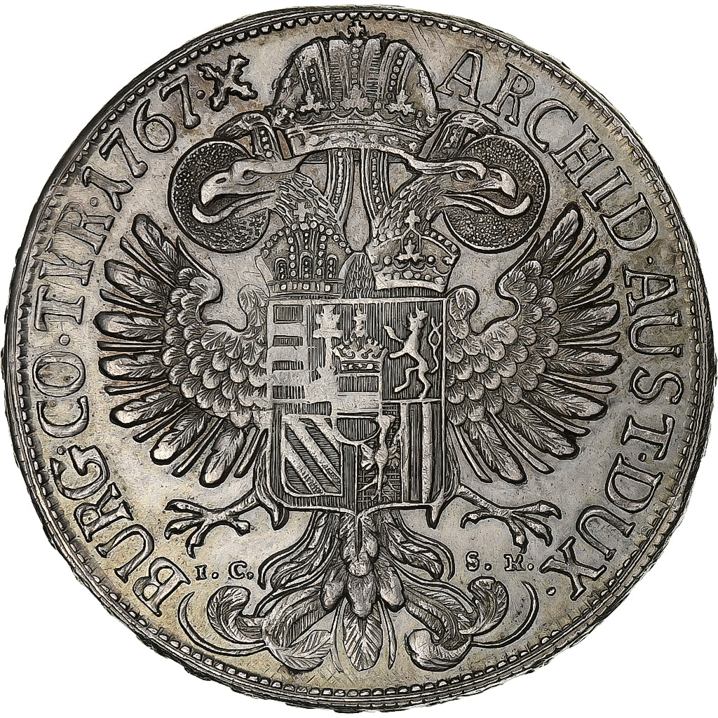 Autriche, Marie Thérèse, Thaler, 1767, Vienne, Argent, TTB+, KM:1849