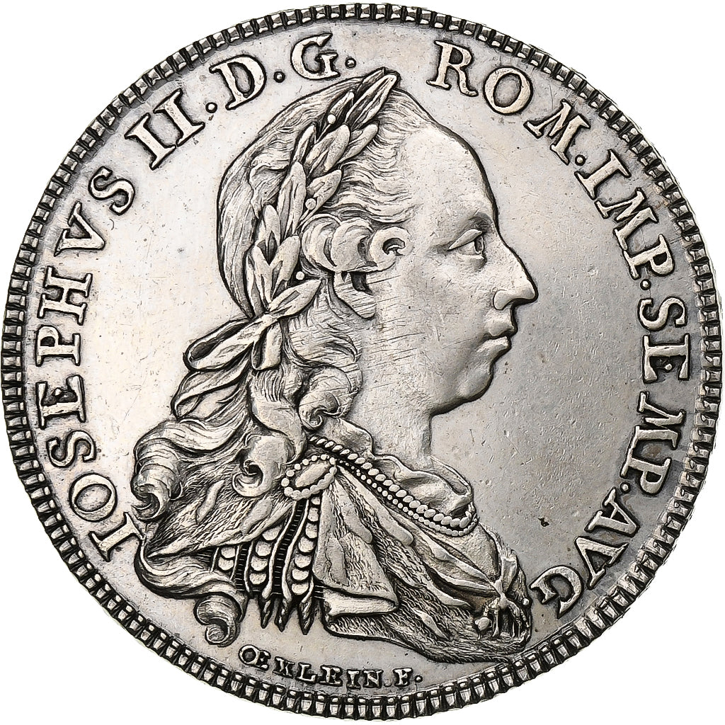Free city of Schwäbisch Hall, Joseph II, Thaler, 1777, Silver, AU(55-58), KM:47