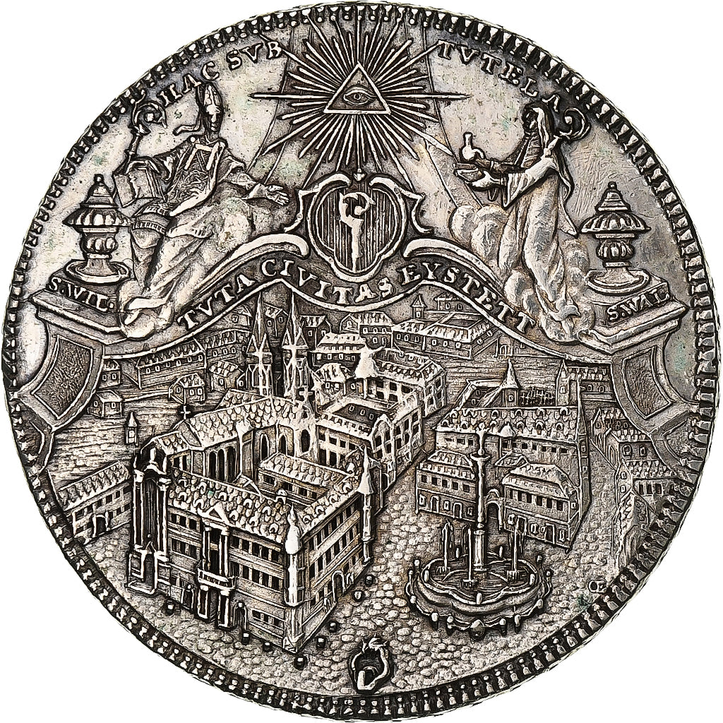 Évêché d'Eichstätt, Sede Vacante, Thaler, 1781, Nuremberg, Argent, SUP